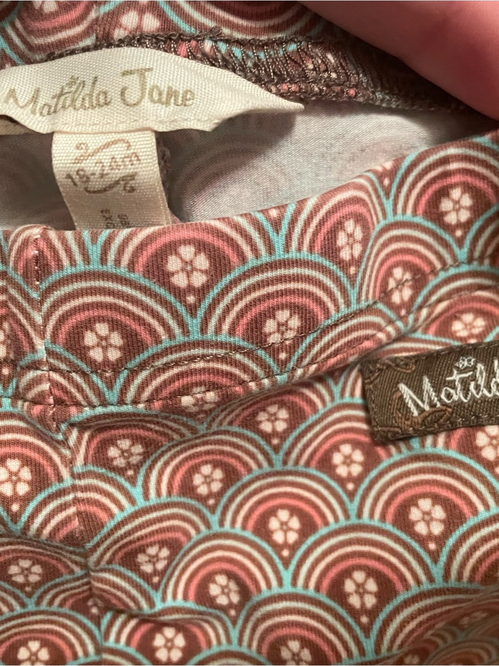 Matilda Jane Enchanted Garden Lucille Rainbow Shorties Ruffle Short 18-24 Months